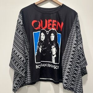 Queen Bohemian Rhapsody Graphic Poncho Top